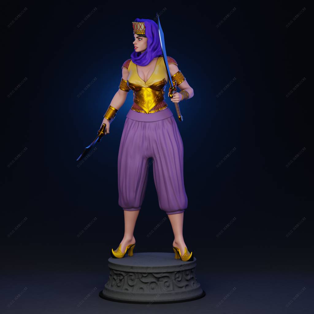 P站图纸印象馆 BrunoArt3D DC漫画 塔利亚·艾尔·古尔 BrunoArt3D DC漫画 塔利亚·艾尔·古尔