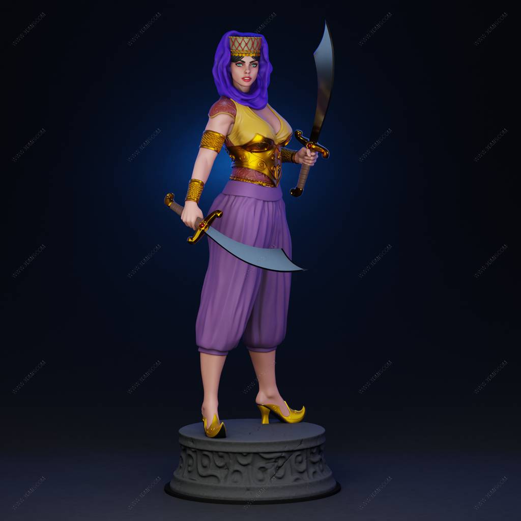 P站图纸印象馆 BrunoArt3D DC漫画 塔利亚·艾尔·古尔 BrunoArt3D DC漫画 塔利亚·艾尔·古尔