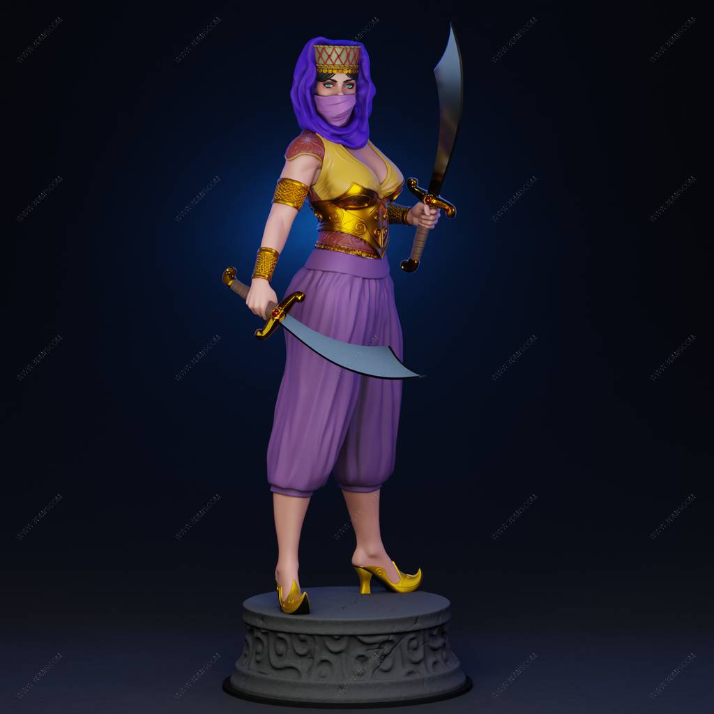 P站图纸印象馆 BrunoArt3D DC漫画 塔利亚·艾尔·古尔 BrunoArt3D DC漫画 塔利亚·艾尔·古尔