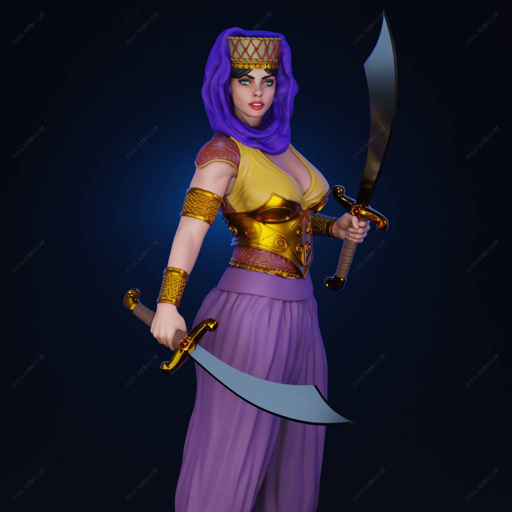 P站图纸印象馆 BrunoArt3D DC漫画 塔利亚·艾尔·古尔 BrunoArt3D DC漫画 塔利亚·艾尔·古尔