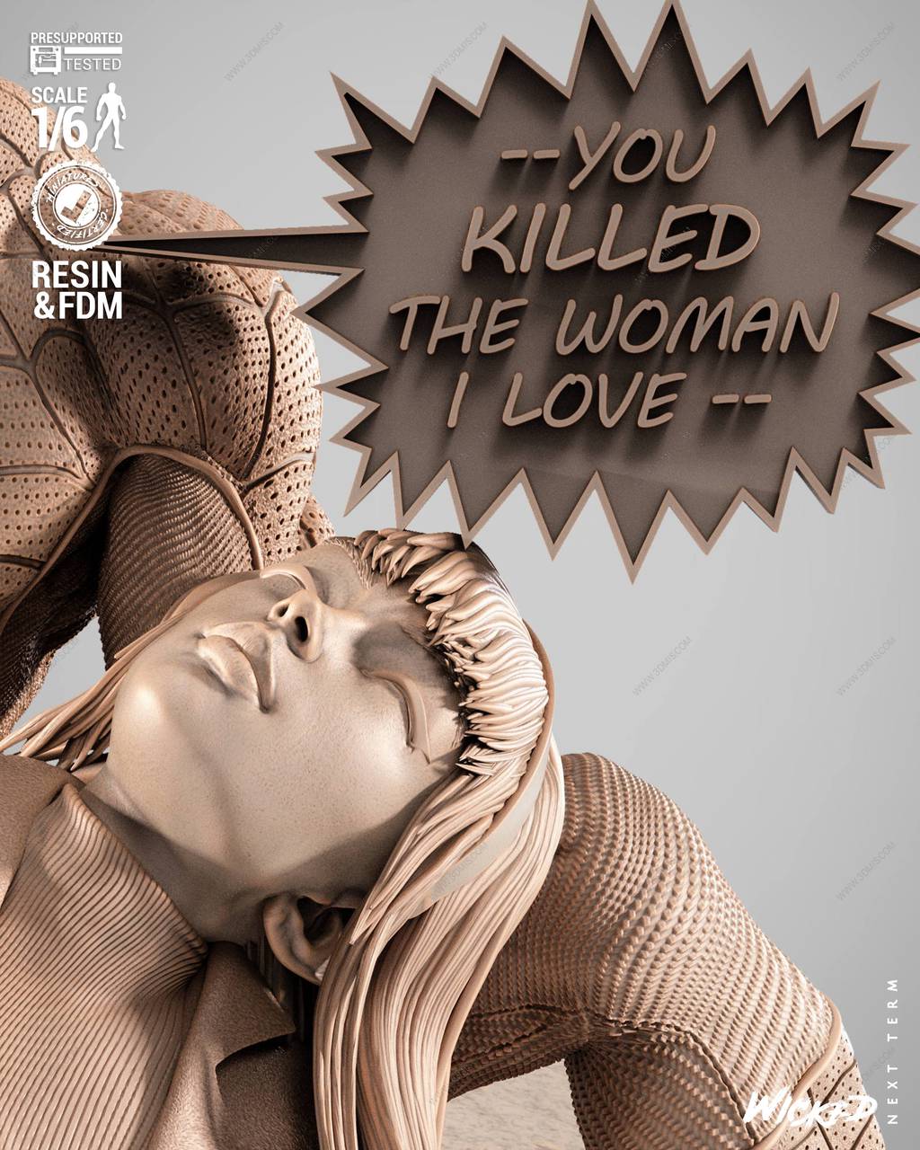 P站图纸印象馆 3DWicked 漫威 蜘蛛侠和格温·斯黛西 3DWicked 漫威 蜘蛛侠和格温·斯黛西