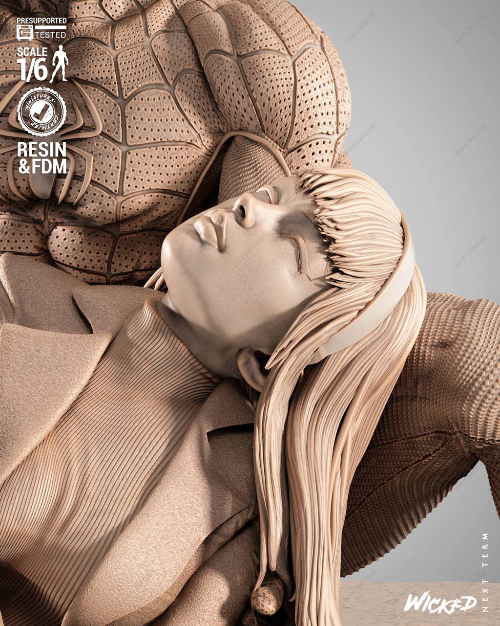 P站图纸印象馆 3DWicked 漫威 蜘蛛侠和格温·斯黛西 3DWicked 漫威 蜘蛛侠和格温·斯黛西