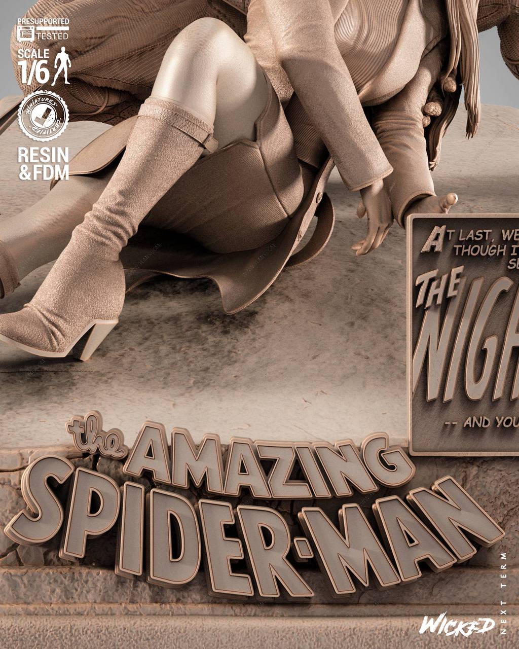 P站图纸印象馆 3DWicked 漫威 蜘蛛侠和格温·斯黛西 3DWicked 漫威 蜘蛛侠和格温·斯黛西