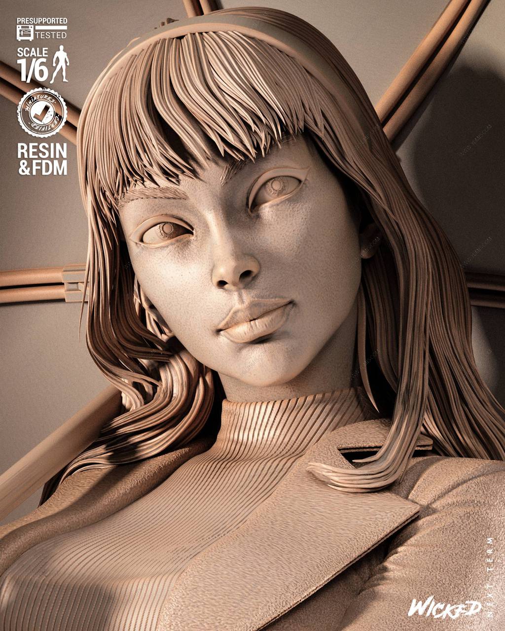 P站图纸印象馆 3DWicked 漫威 格温·斯黛西 3DWicked 漫威 格温·斯黛西