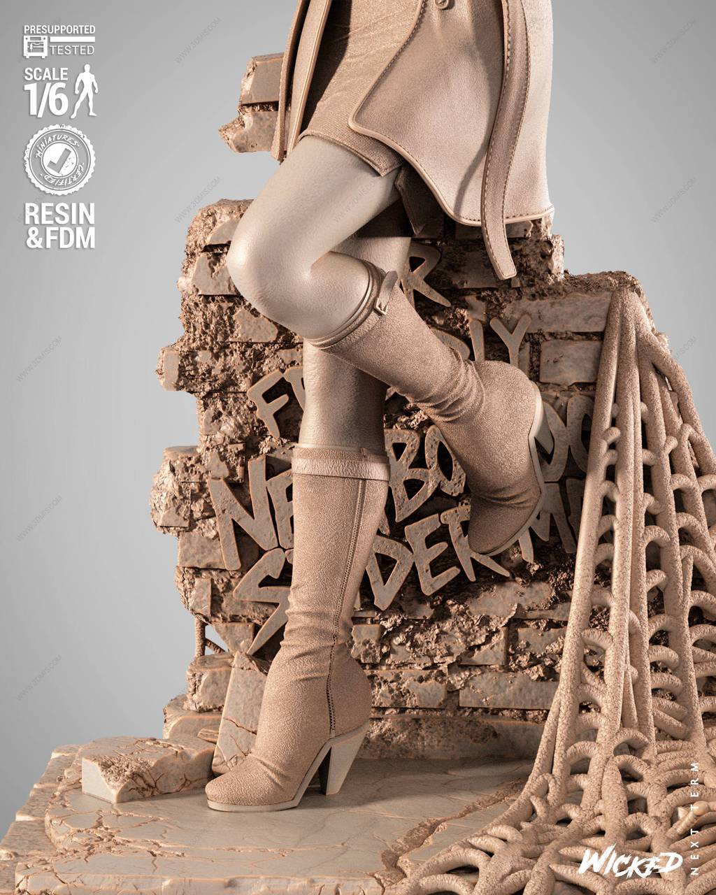 P站图纸印象馆 3DWicked 漫威 格温·斯黛西 3DWicked 漫威 格温·斯黛西