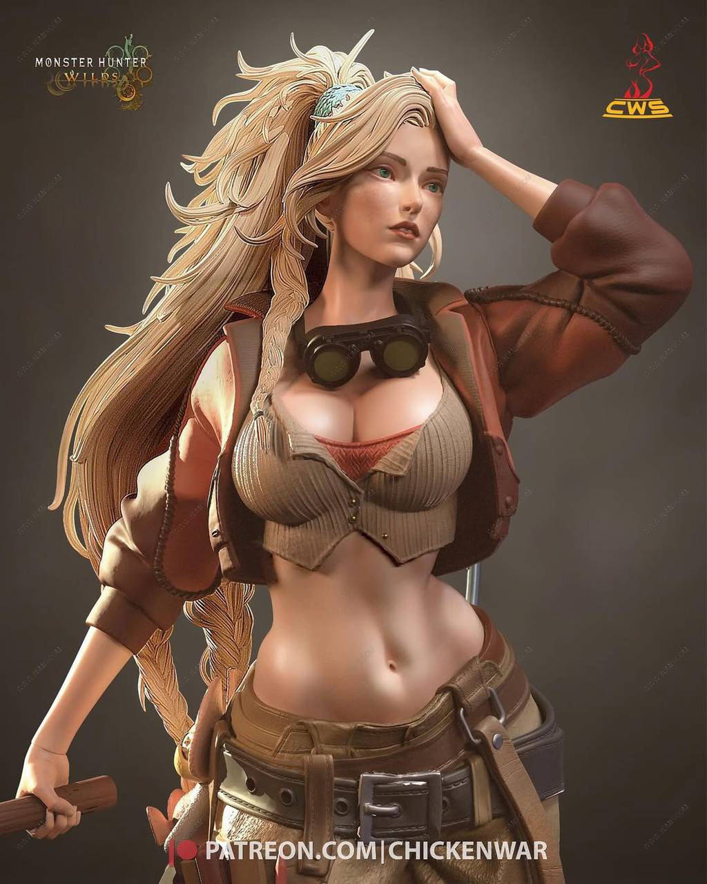 P站图纸印象馆 CW Studio 怪物猎人 杰玛 CW Studio 怪物猎人 杰玛