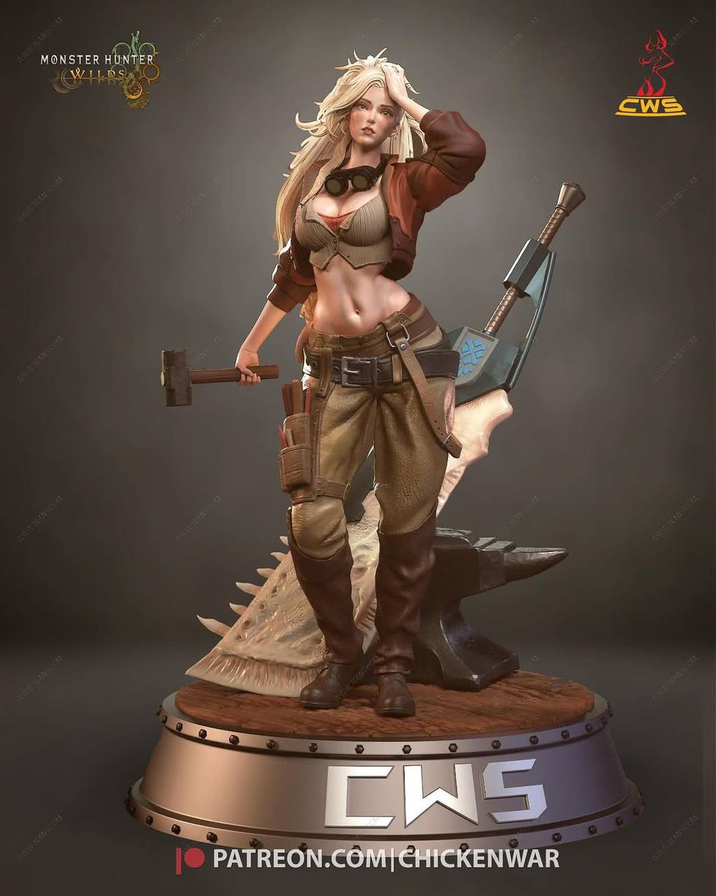 P站图纸印象馆 CW Studio 怪物猎人 杰玛 CW Studio 怪物猎人 杰玛