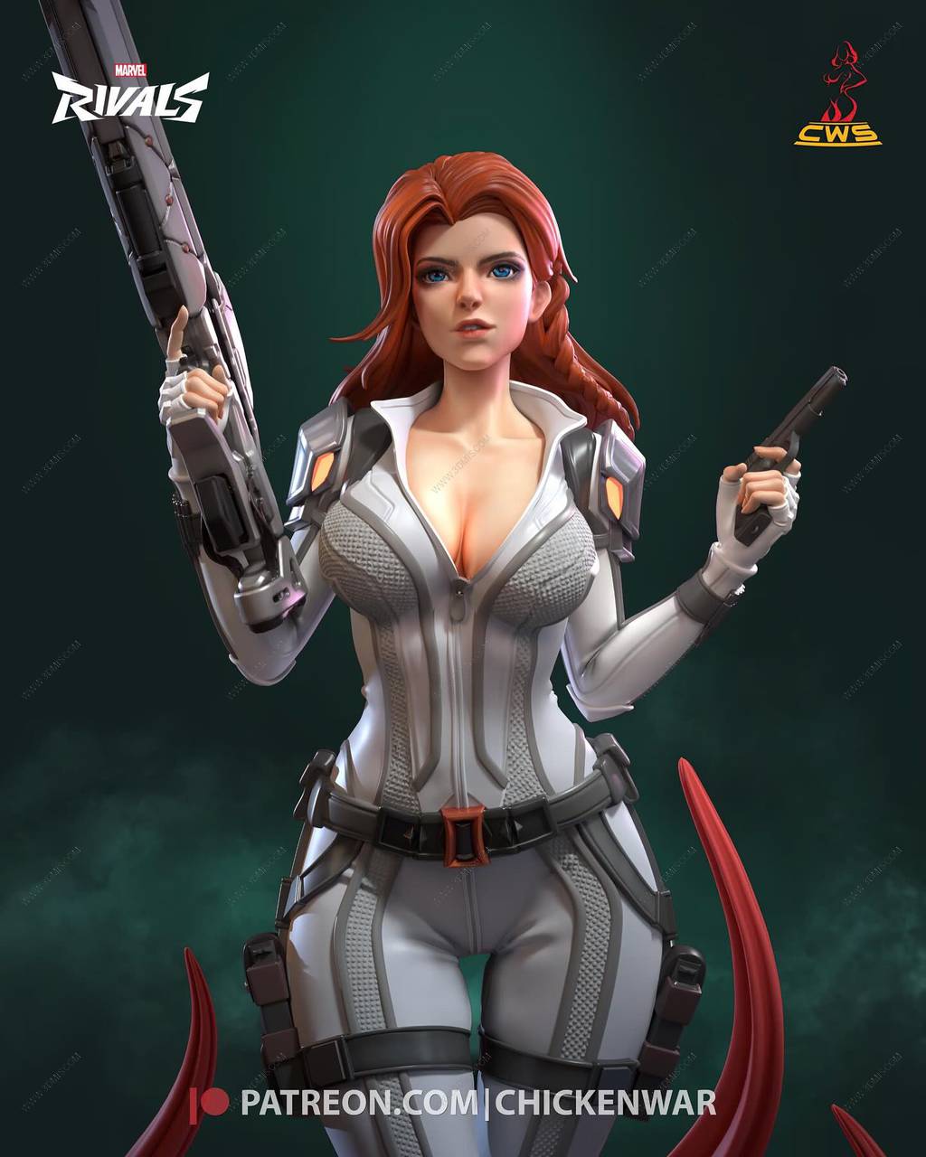 P站图纸印象馆 CW Studio 漫威 黑寡妇 CW Studio 漫威 黑寡妇