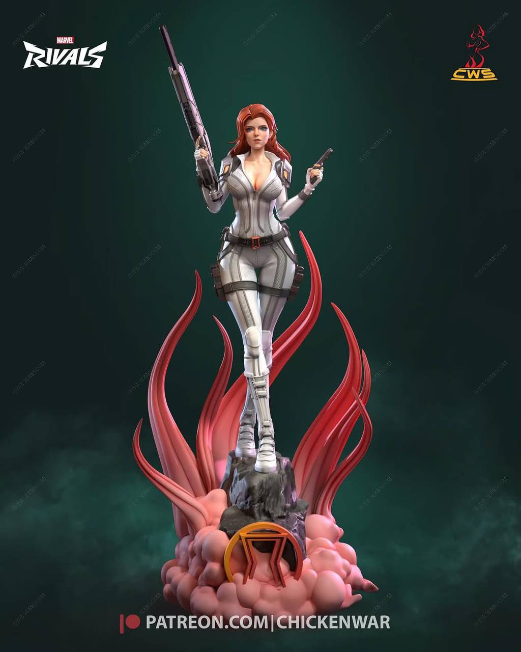 P站图纸印象馆 CW Studio 漫威 黑寡妇 CW Studio 漫威 黑寡妇