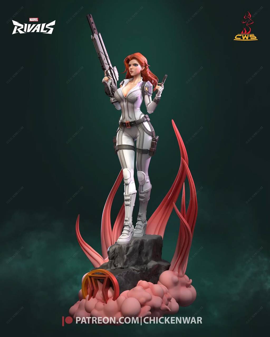 P站图纸印象馆 CW Studio 漫威 黑寡妇 CW Studio 漫威 黑寡妇