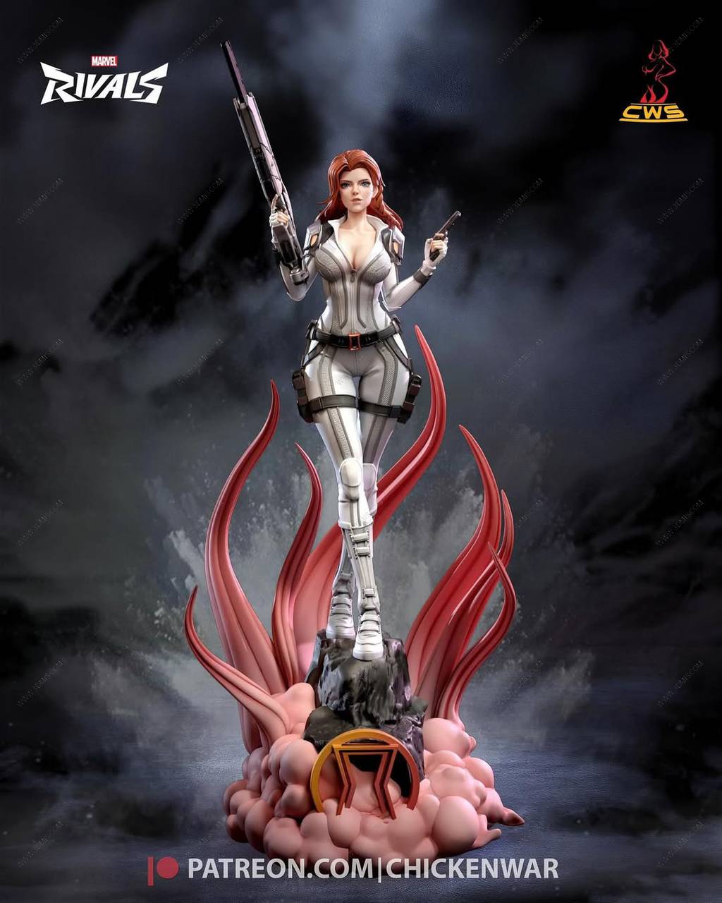 P站图纸印象馆 CW Studio 漫威 黑寡妇 CW Studio 漫威 黑寡妇