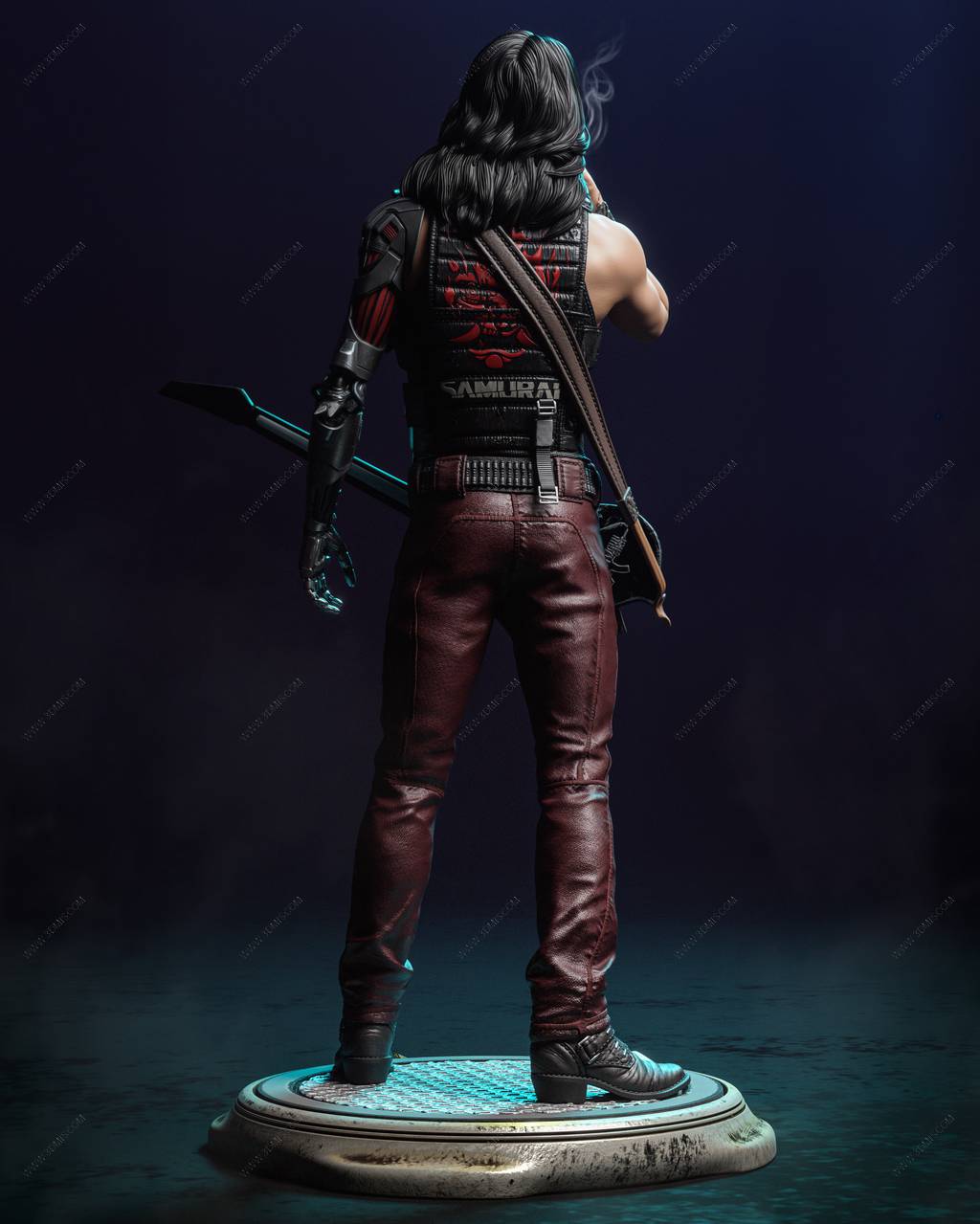 P站图纸印象馆 CA3D 赛博朋克 强尼·银手 CA3D 赛博朋克 强尼·银手