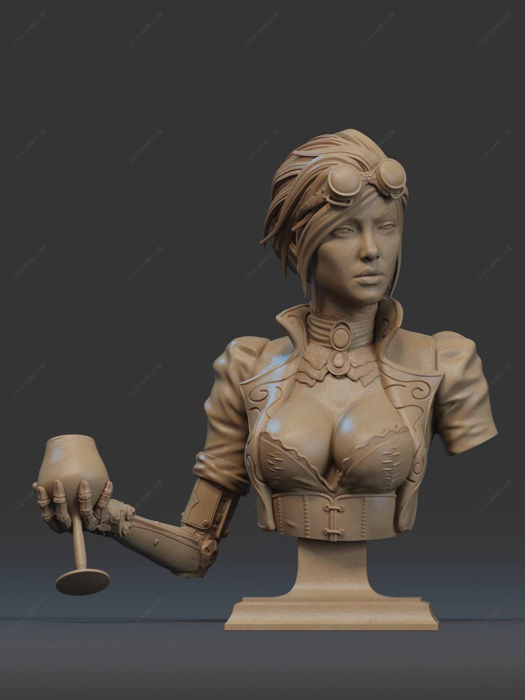 P站图纸印象馆 CA3D 2025年6月半身像合集 CA3D 2025年6月半身像合集