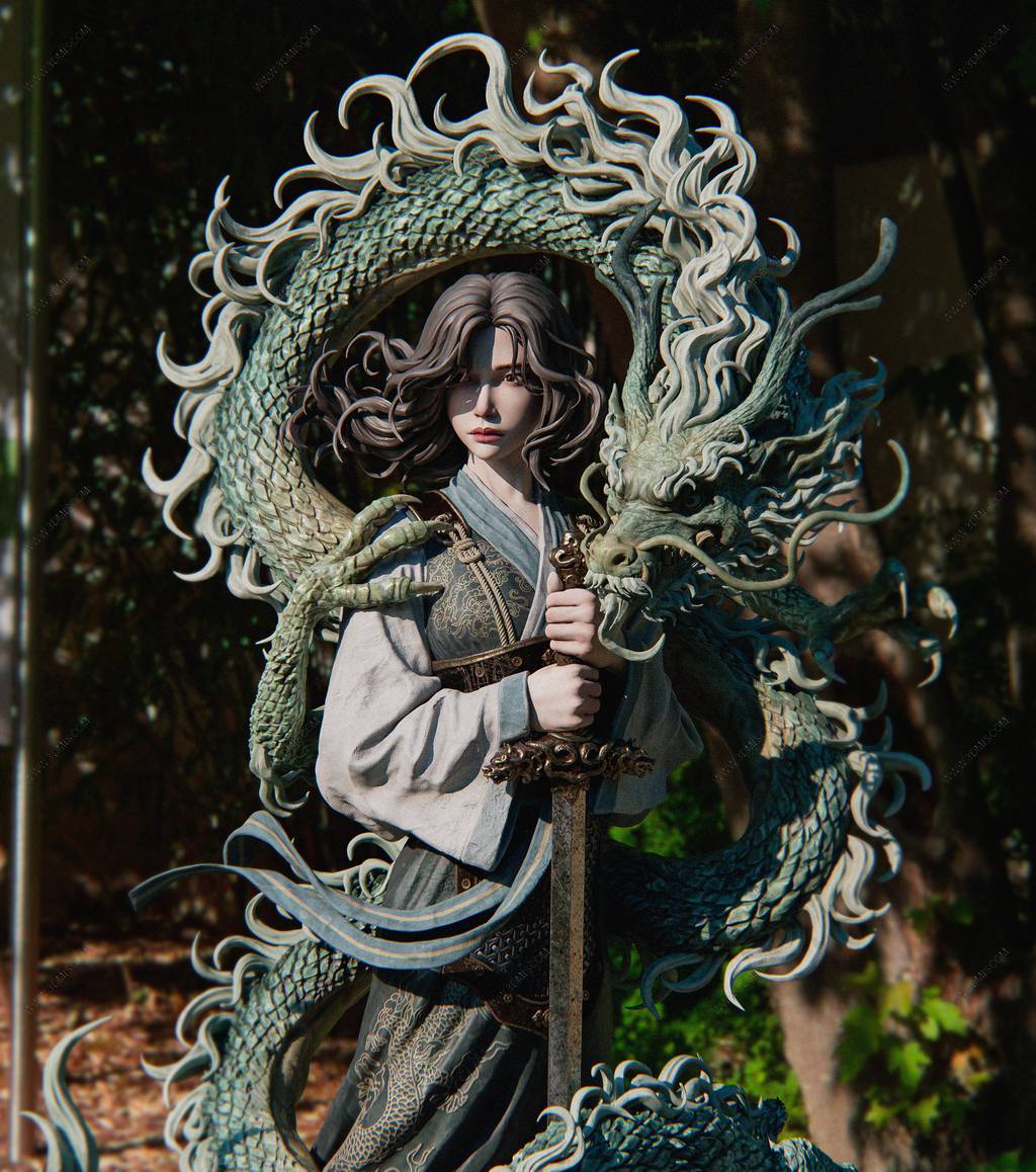 P站图纸印象馆 CA3D 花木兰 CA3D 花木兰