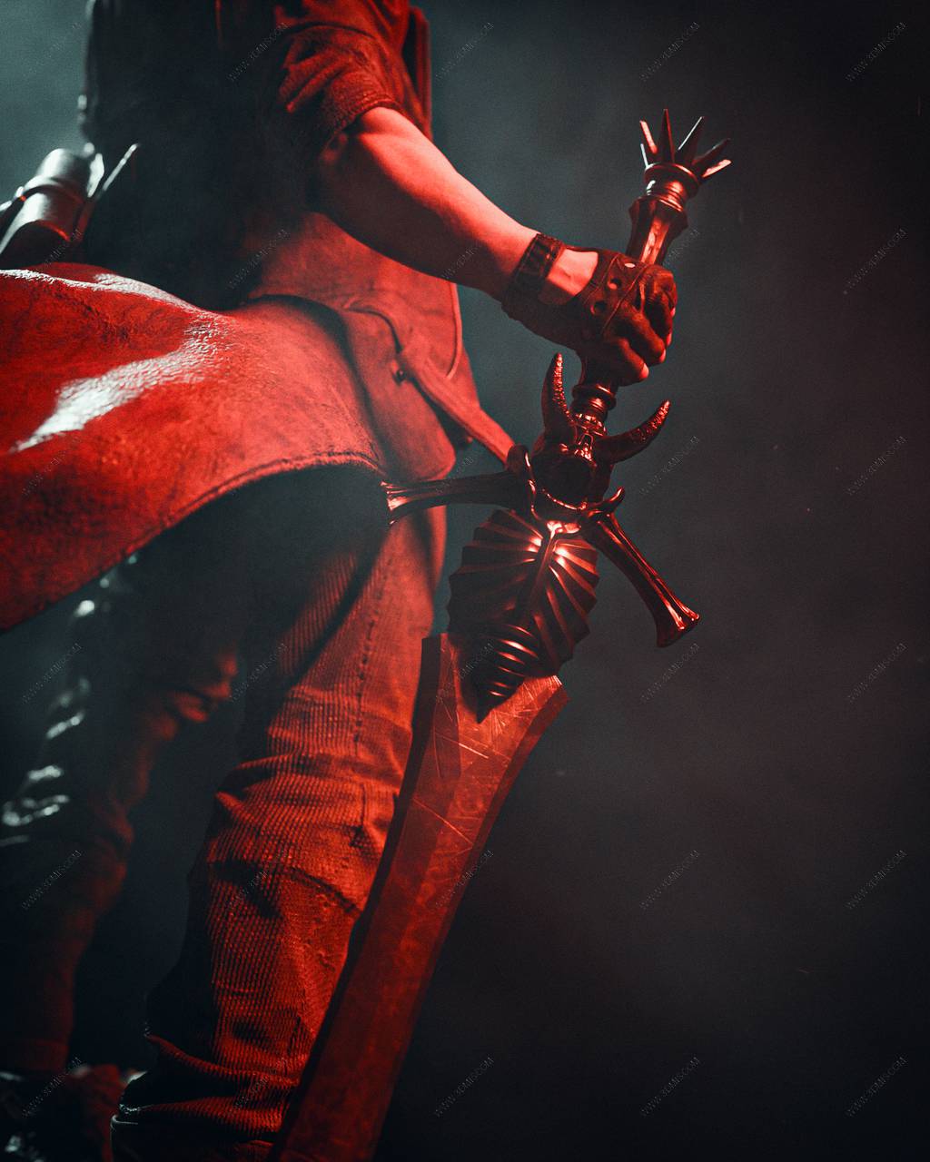 P站图纸印象馆 CA3D 鬼泣 但丁 CA3D 鬼泣 但丁