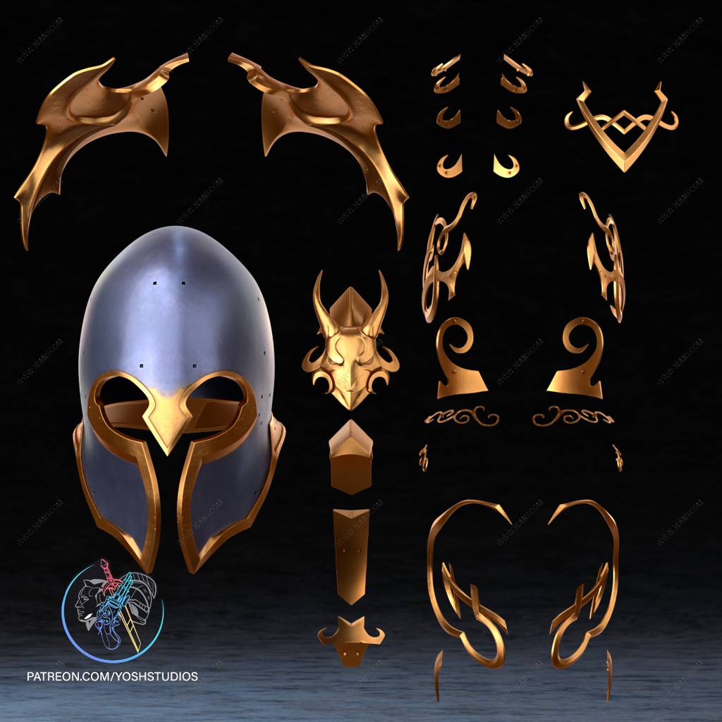 P站图纸印象馆 Yosh 上古卷轴 阿卡托什的面具 Yosh 上古卷轴 阿卡托什的面具