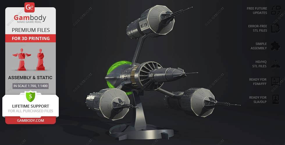 P站图纸印象馆 Gambody 布雷克斯七号 解放者号 Gambody 布雷克斯七号 解放者号