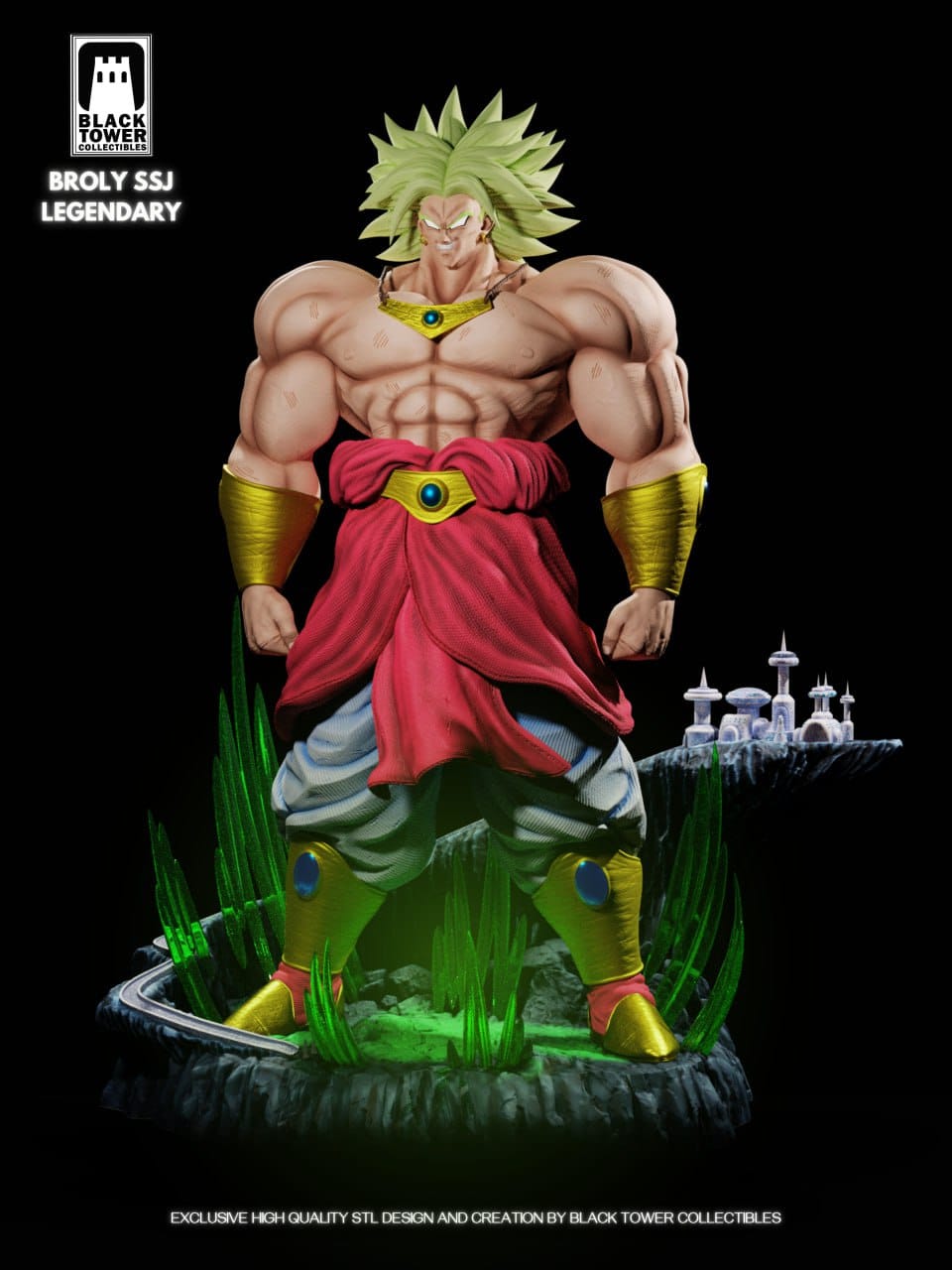 P站图纸印象馆 Black Towe 龙珠 布罗利 Black Towe 龙珠 布罗利