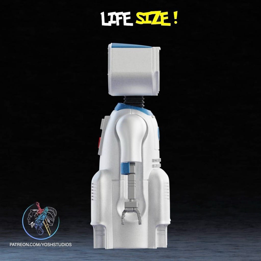 P站图纸印象馆 Yosh 漫威 神奇四侠 赫比机器人 Yosh 漫威 神奇四侠 赫比机器人