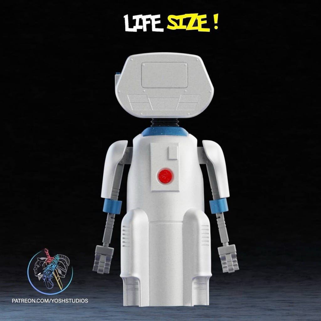 P站图纸印象馆 Yosh 漫威 神奇四侠 赫比机器人 Yosh 漫威 神奇四侠 赫比机器人