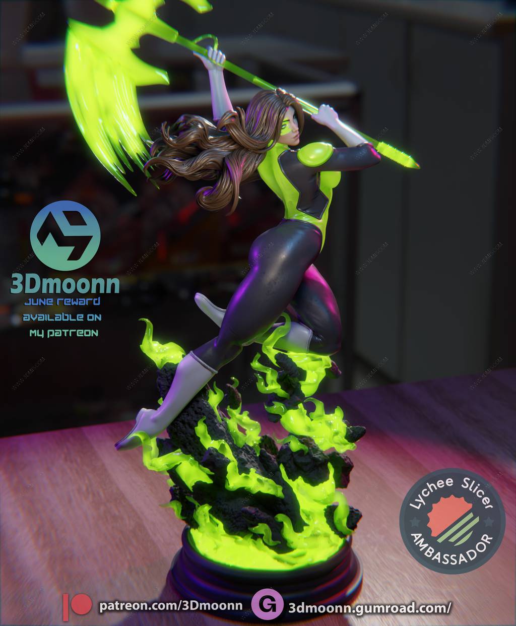 P站图纸印象馆 3Dmoonn DC漫画 杰西卡·克鲁兹 3Dmoonn DC漫画 杰西卡·克鲁兹