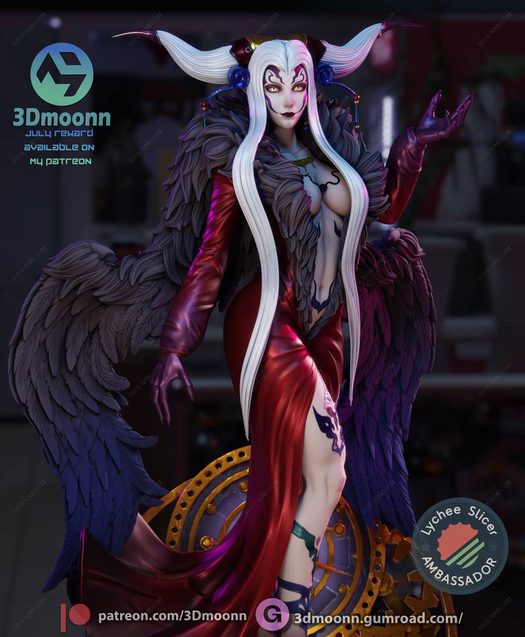 P站图纸印象馆 3Dmoonn 最终幻想 时之魔女 3Dmoonn 最终幻想 时之魔女