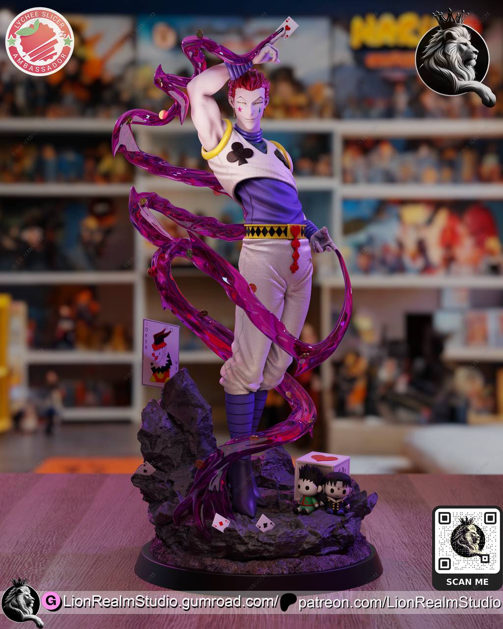 P站图纸印象馆 LionRealm 全职猎人 西索 LionRealm 全职猎人 西索