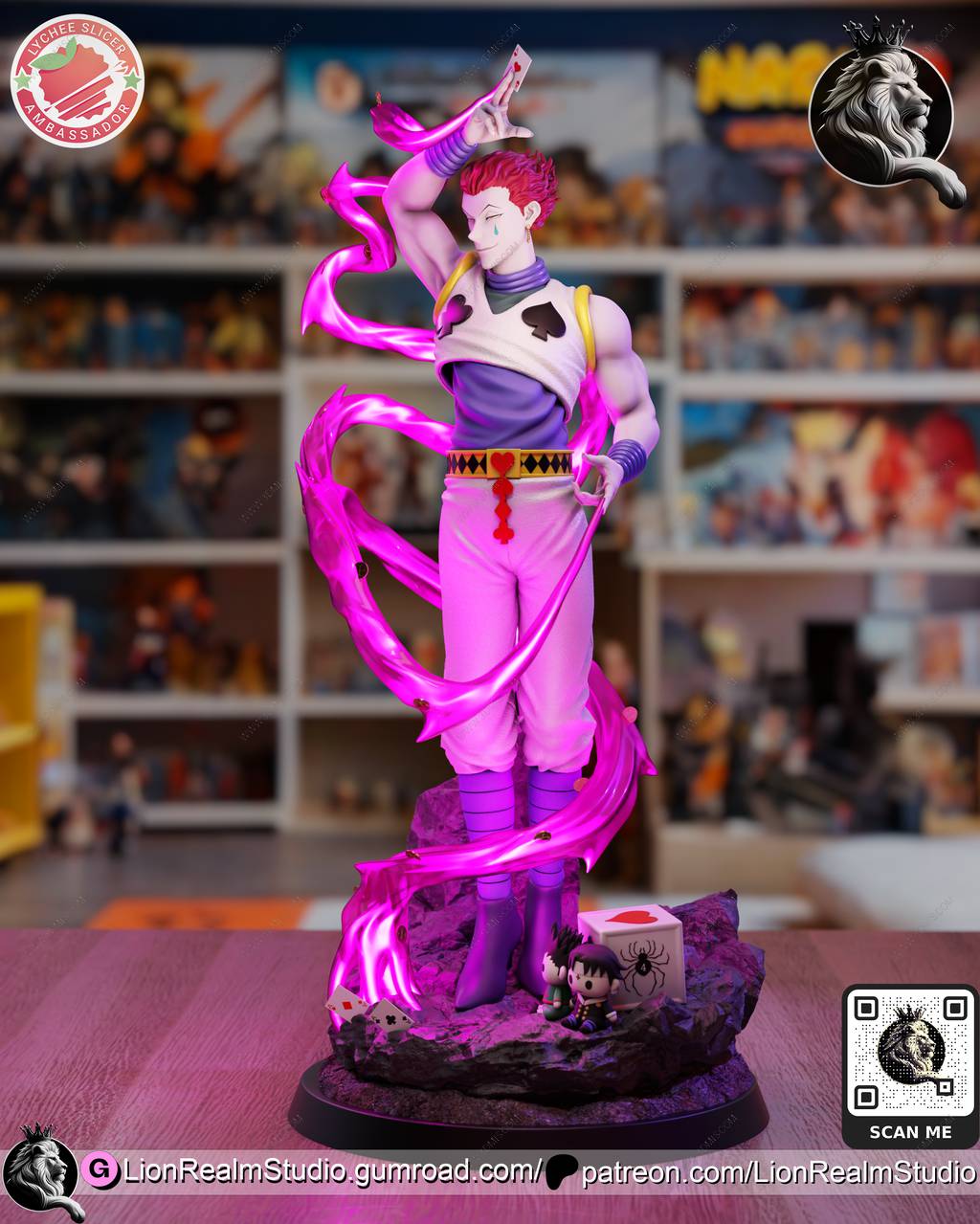 P站图纸印象馆 LionRealm 全职猎人 西索 LionRealm 全职猎人 西索