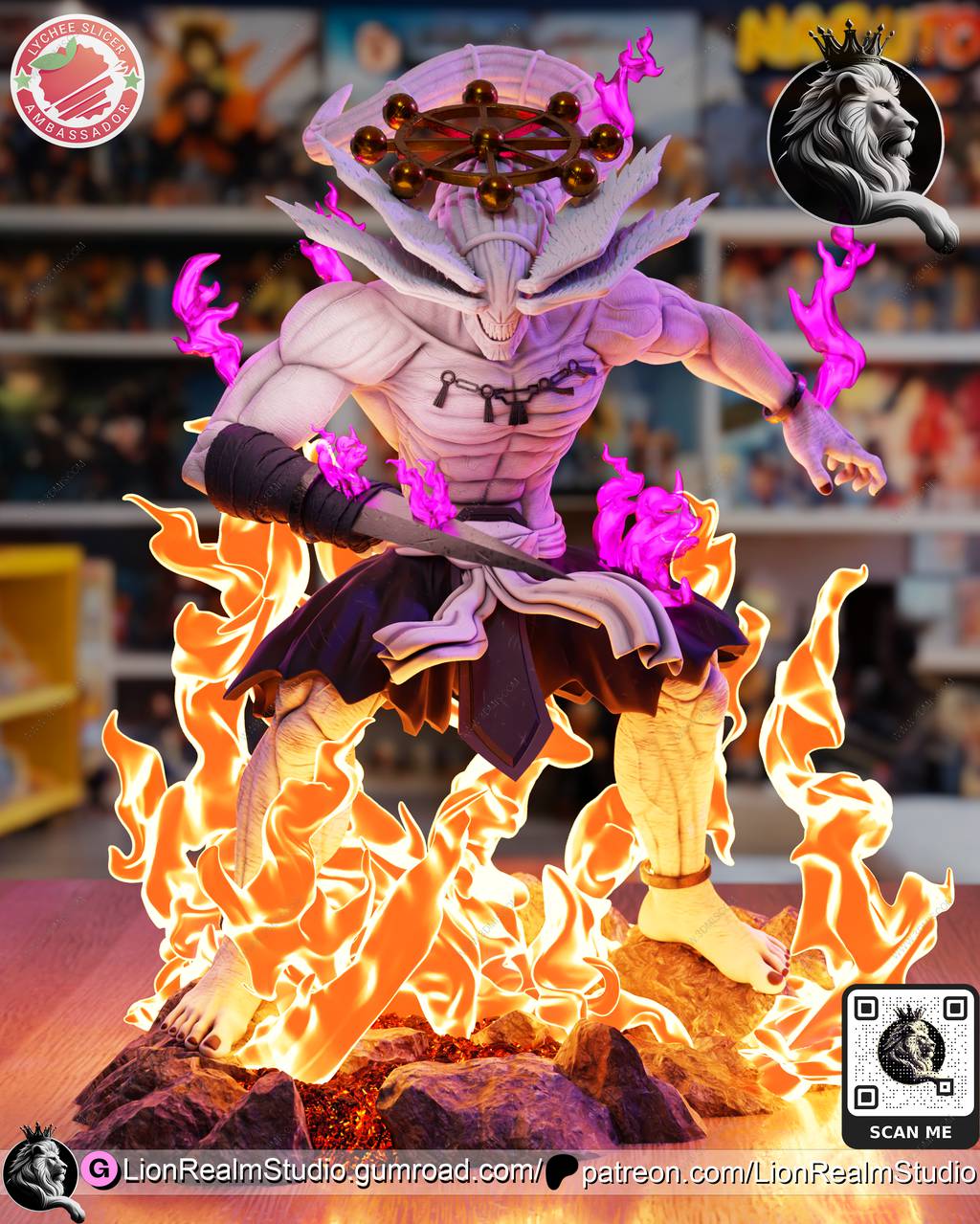 P站图纸印象馆 LionRealm 咒术回战 魔虚罗 LionRealm 咒术回战 魔虚罗