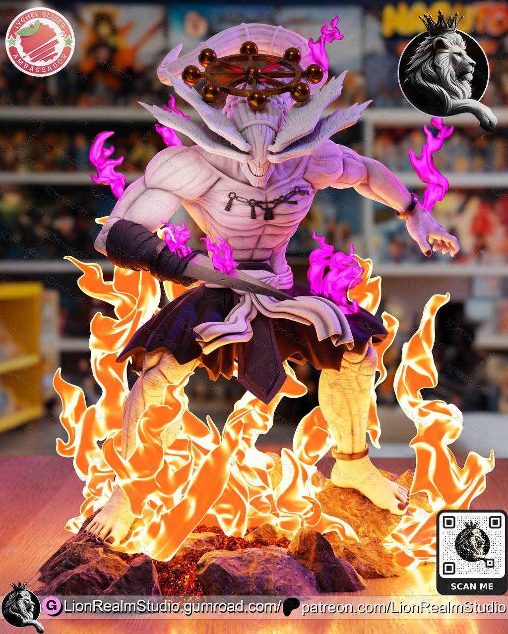 P站图纸印象馆 LionRealm 咒术回战 魔虚罗 LionRealm 咒术回战 魔虚罗