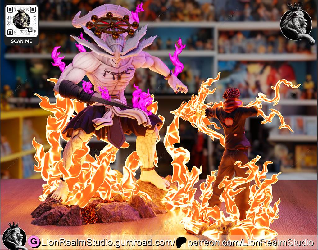 P站图纸印象馆 LionRealm 咒术回战 魔虚罗 LionRealm 咒术回战 魔虚罗