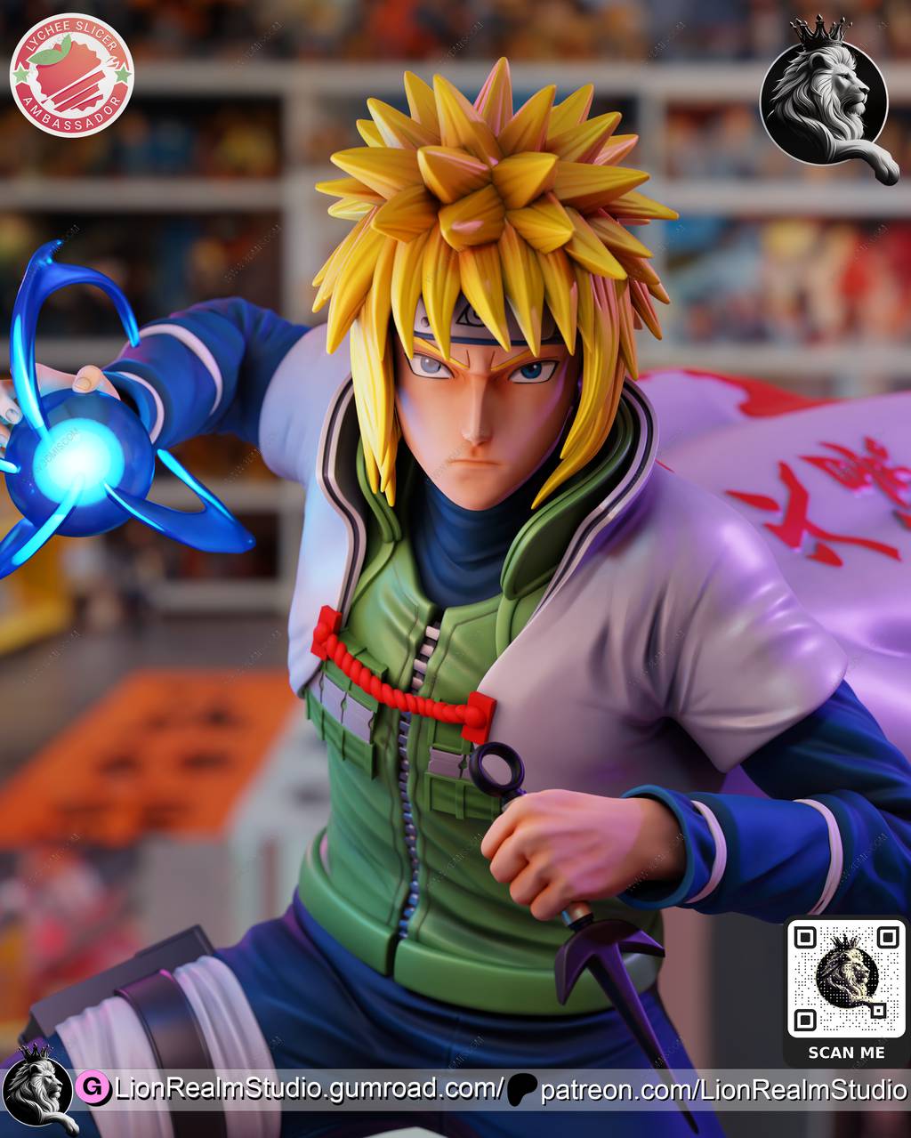 P站图纸印象馆 LionRealm 火影忍者 波风水门 LionRealm 火影忍者 波风水门