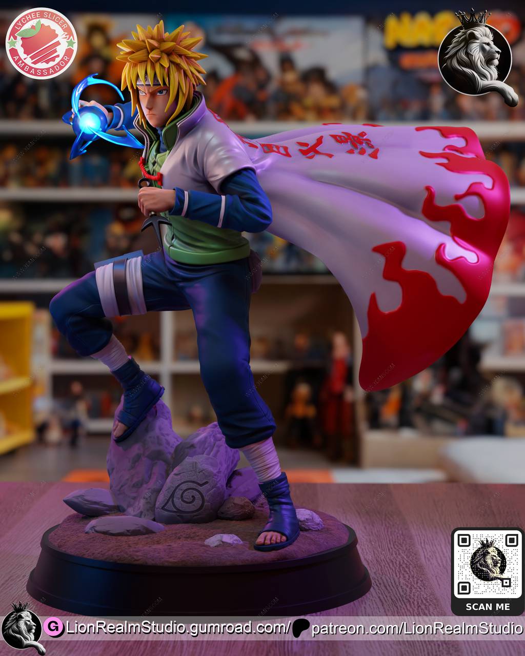 P站图纸印象馆 LionRealm 火影忍者 波风水门 LionRealm 火影忍者 波风水门