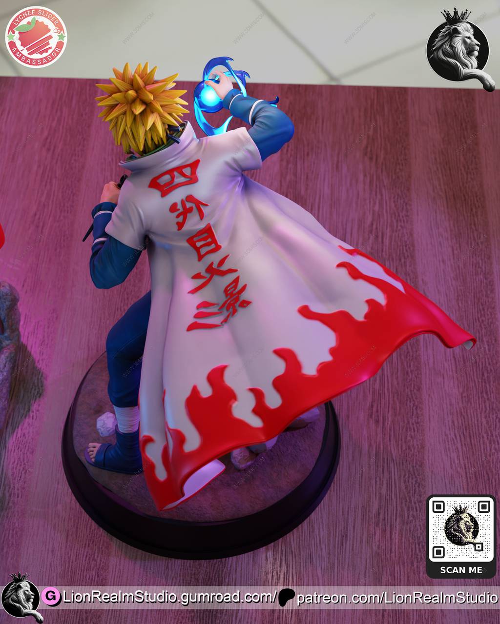 P站图纸印象馆 LionRealm 火影忍者 波风水门 LionRealm 火影忍者 波风水门