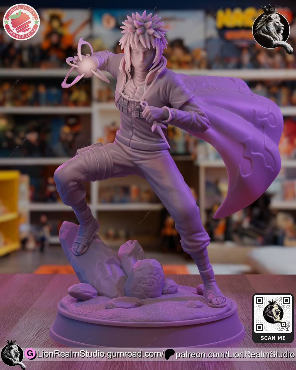 P站图纸印象馆 LionRealm 火影忍者 波风水门 LionRealm 火影忍者 波风水门