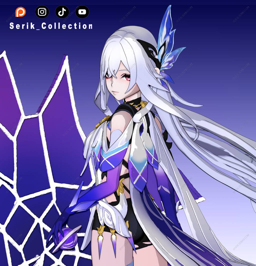 P站图纸印象馆 SERIK COLLECTION 原神 丝柯克 SERIK COLLECTION 原神 丝柯克