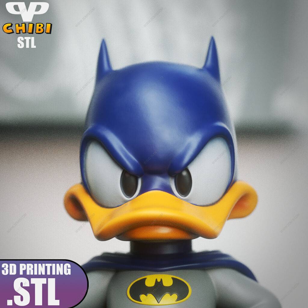 P站图纸印象馆 Chibi STL 蝙蝠鸭 Chibi STL 蝙蝠鸭