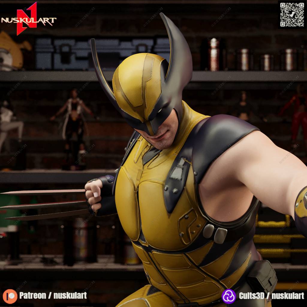 P站图纸印象馆 Nuskul Art 漫威 死侍与金刚狼 Nuskul Art 漫威 死侍与金刚狼