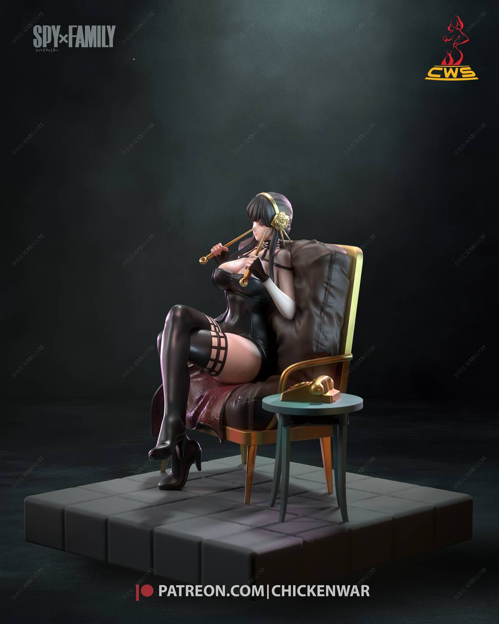 P站图纸印象馆 CW Studio 间谍过家家 约尔福杰 CW Studio 间谍过家家 约尔福杰