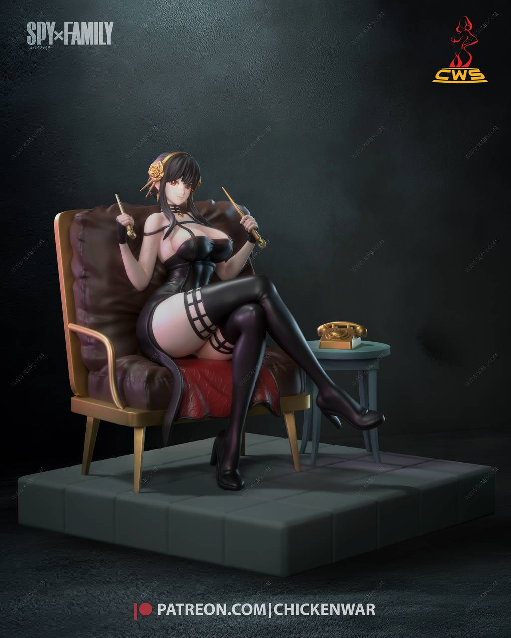 P站图纸印象馆 CW Studio 间谍过家家 约尔福杰 CW Studio 间谍过家家 约尔福杰