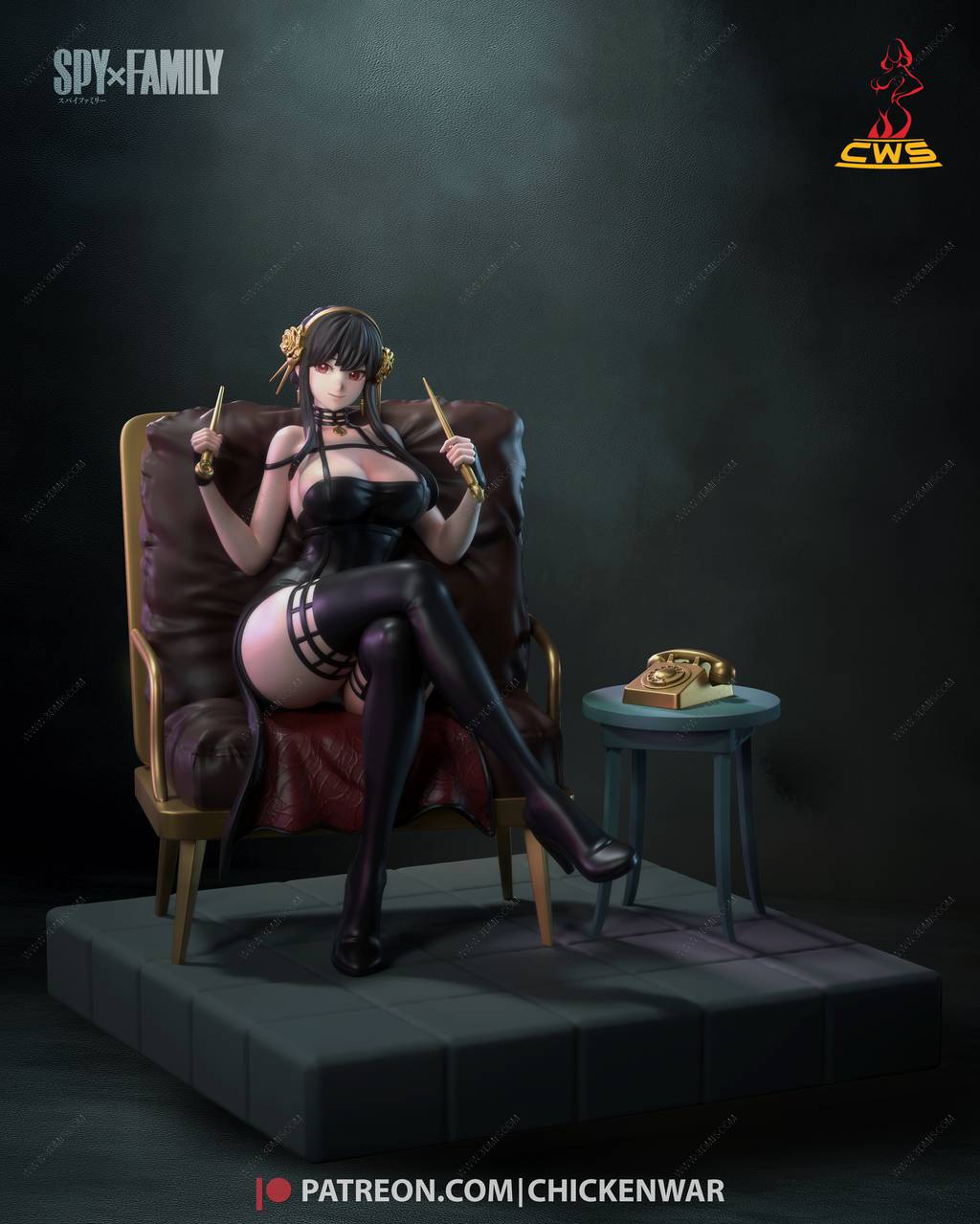 P站图纸印象馆 CW Studio 间谍过家家 约尔福杰 CW Studio 间谍过家家 约尔福杰