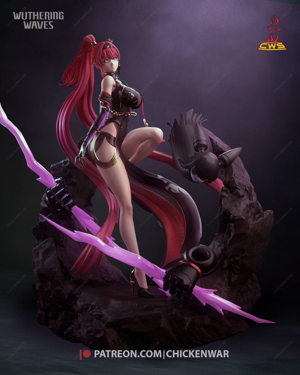 P站图纸印象馆 CW Studio 鸣潮 吟霖 CW Studio 鸣潮 吟霖