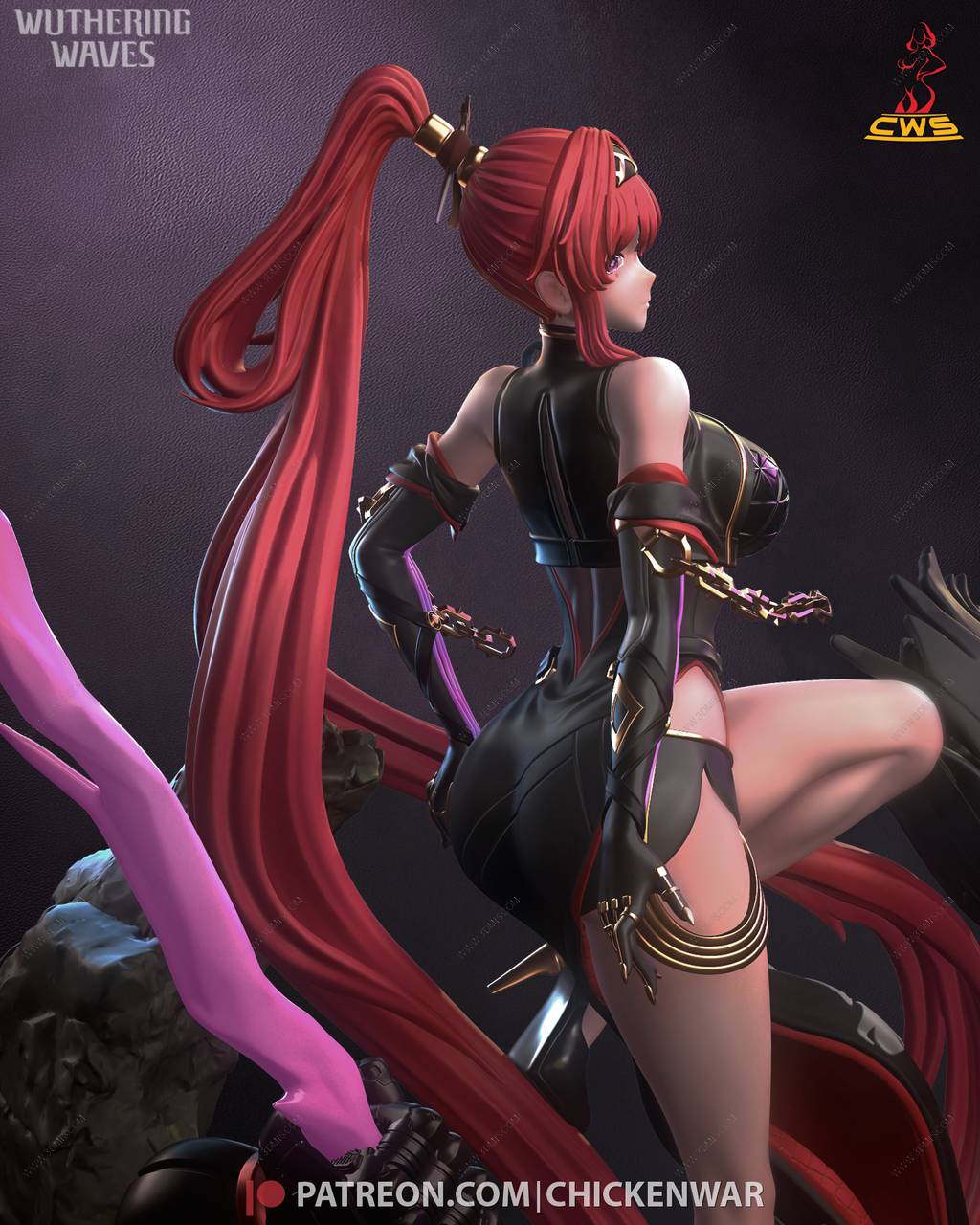 P站图纸印象馆 CW Studio 鸣潮 吟霖 CW Studio 鸣潮 吟霖