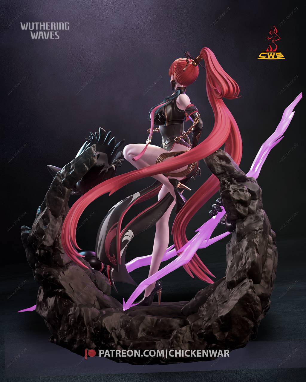 P站图纸印象馆 CW Studio 鸣潮 吟霖 CW Studio 鸣潮 吟霖