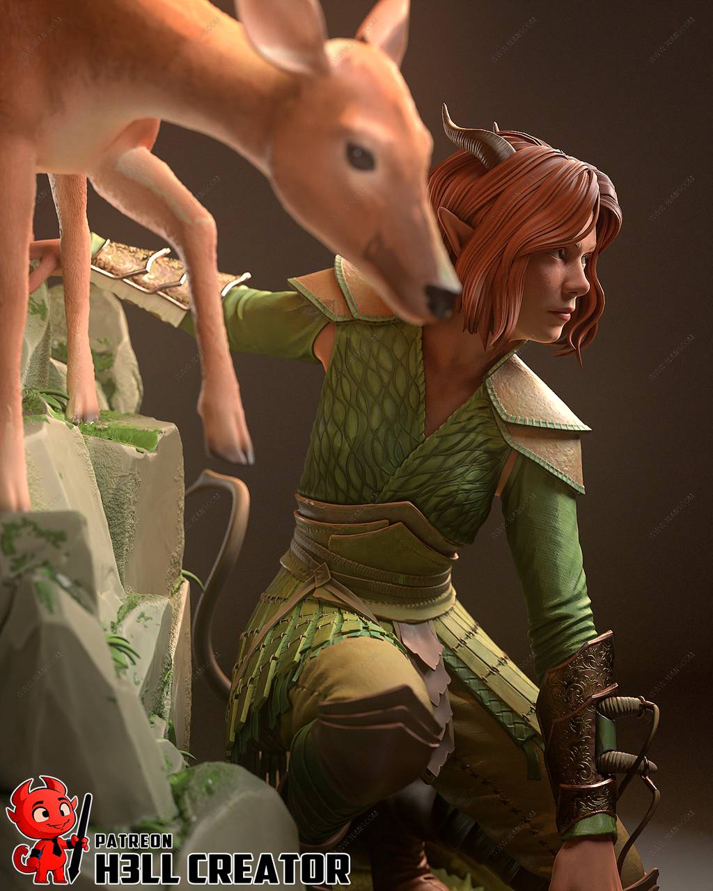 P站图纸印象馆 H3LL 龙与地下城 多立克 H3LL 龙与地下城 多立克