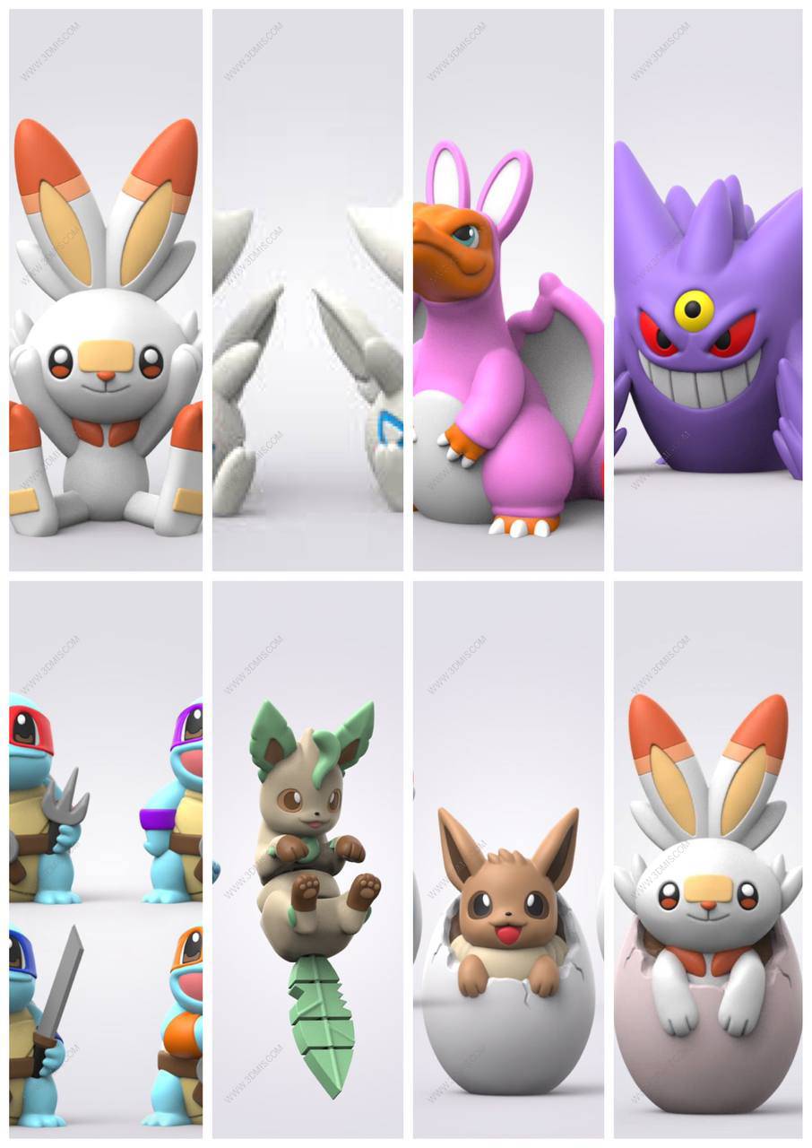 P站图纸印象馆 精灵宝可梦 精灵宝可梦