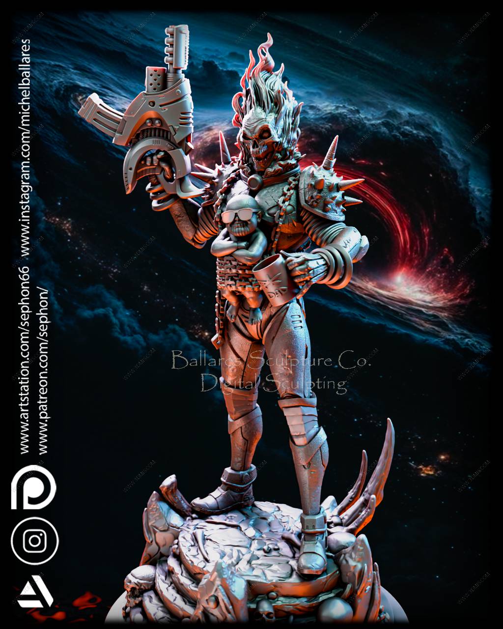 P站图纸印象馆 Geek MB 宇宙恶灵骑士和灭霸宝宝 Geek MB 宇宙恶灵骑士和灭霸宝宝