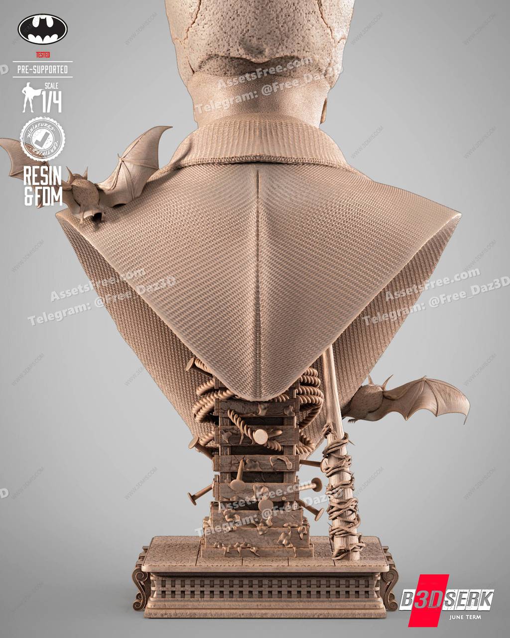 P站图纸印象馆 B3DSERK DC漫画 黑面具 B3DSERK DC漫画 黑面具