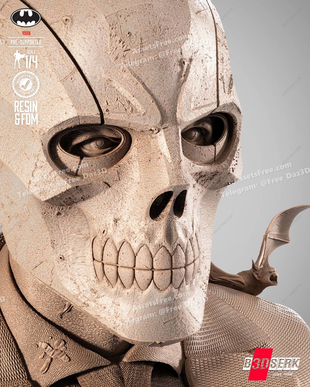 P站图纸印象馆 B3DSERK DC漫画 黑面具 B3DSERK DC漫画 黑面具