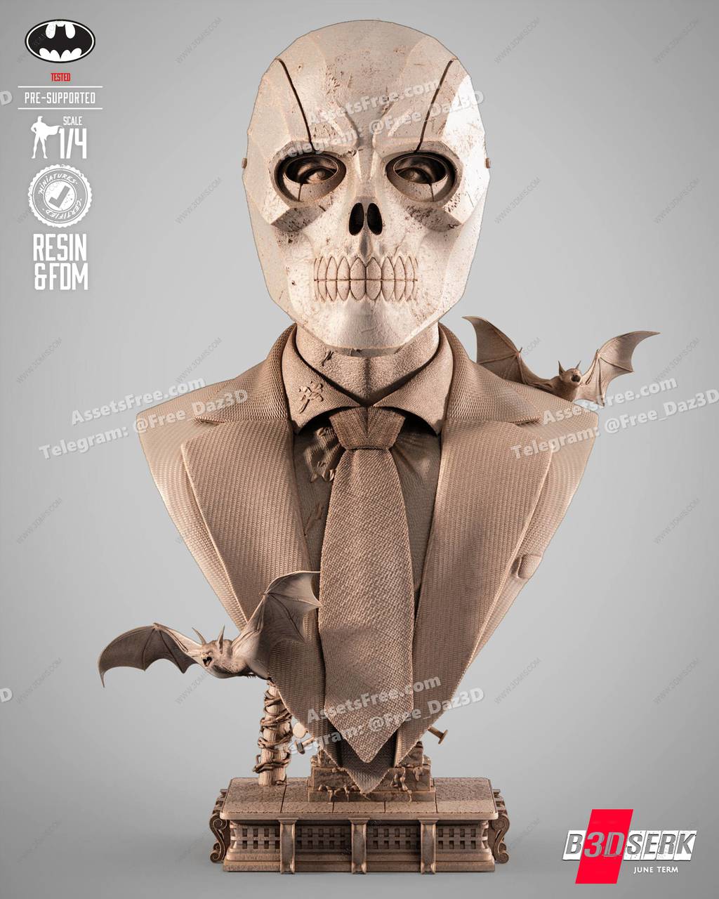 P站图纸印象馆 B3DSERK DC漫画 黑面具 B3DSERK DC漫画 黑面具